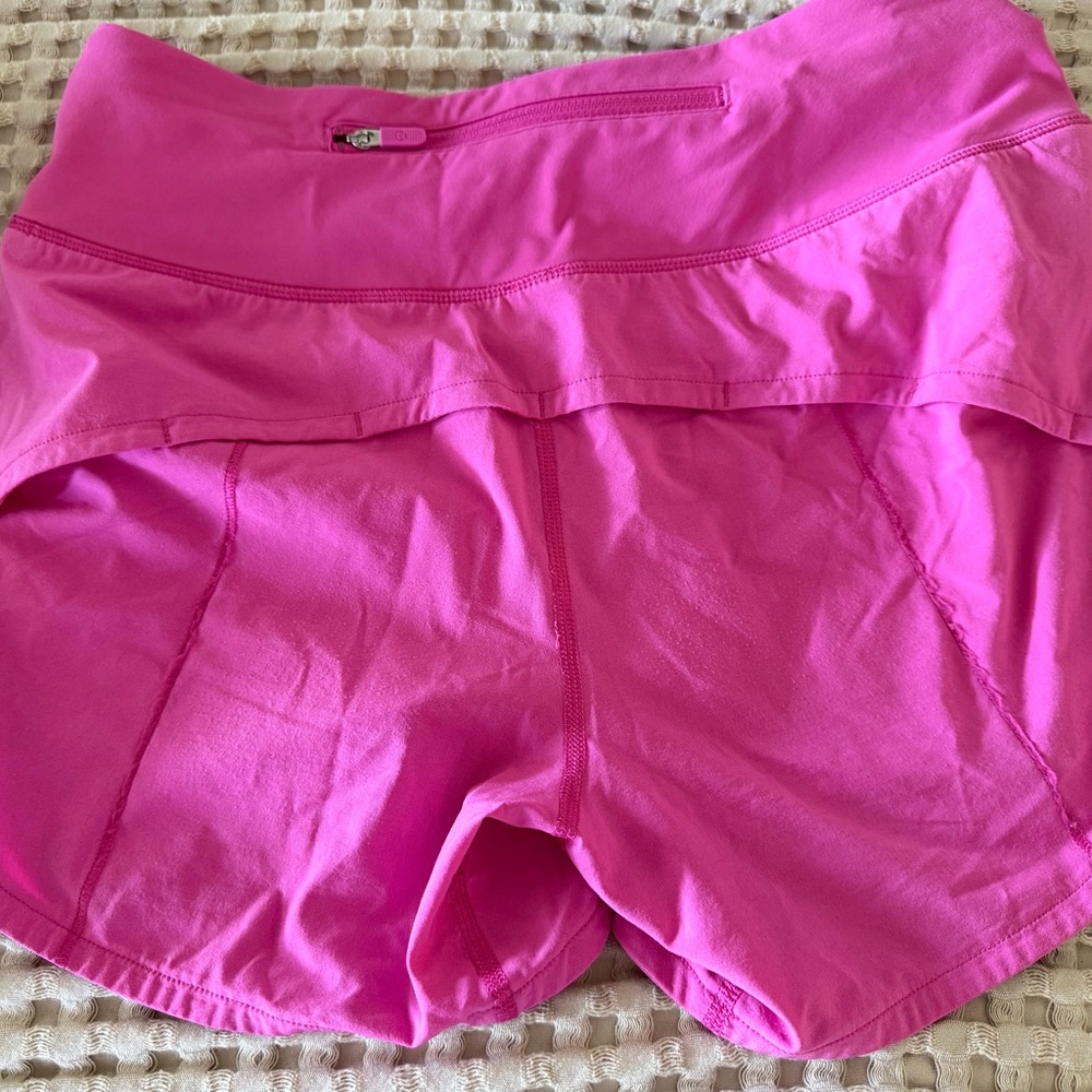 lululemon athletica Hot Pink Athletic Shorts - Picture 2 of 6